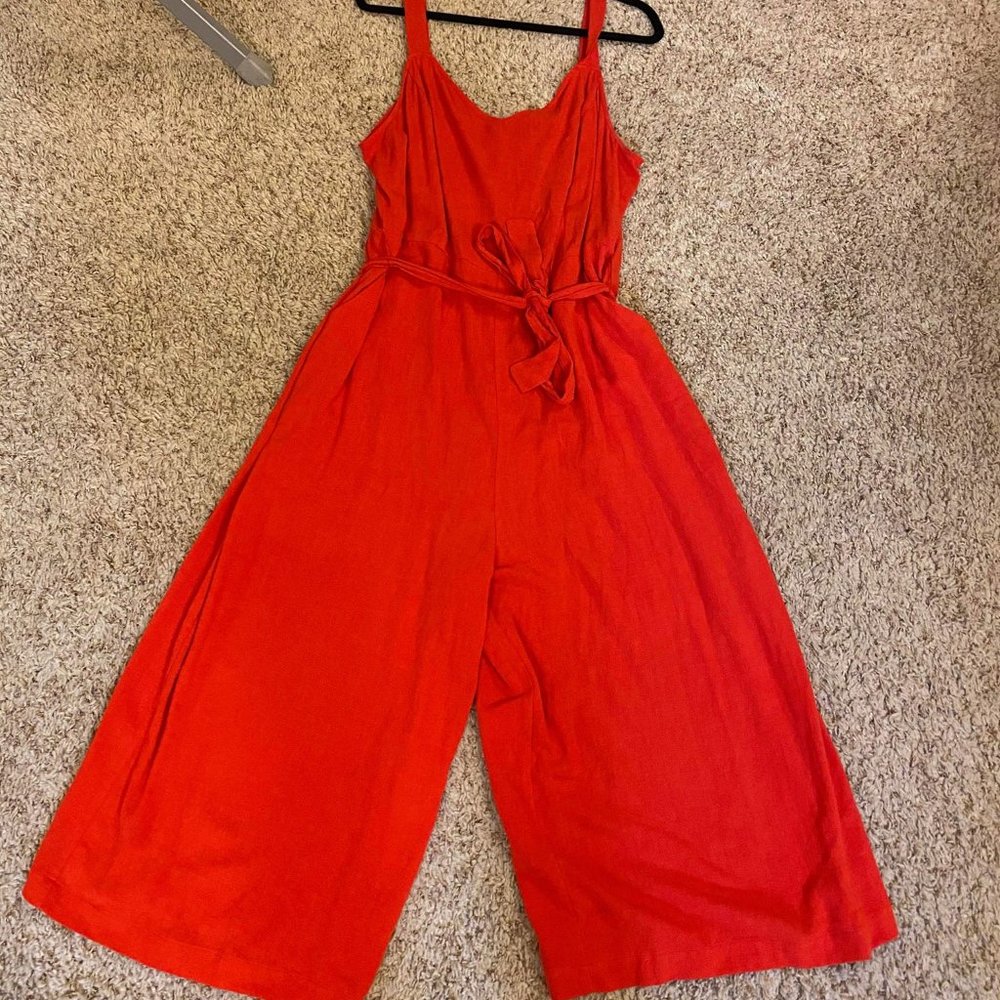 Red Jumpsuit, wide leg sz 18